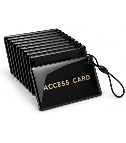 タレントカード RT-56661 Amazon.com: 10 Pack RFID IC Key Fobs for Smart Door Locks, 13.56